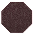 thumbnail image 1 of Furnish My Place Indoor Floor Rug - 12 ft. Octagon, Burgundy, Geometrical Print, Customized Area Rug for Bedrooms, Hallways, Living Rooms, 1 of 5
