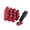 Red, variant on Automotive Wheel Locking Nut Set Advanced Anti Theft Mechanism Suitable for Multiple Car Models