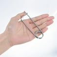 thumbnail image 4 of Uxcell 4-Pack Brooch Shape Cotter Safety Pin, M3x63mm Spring Steel Pins Quick Lock Brooch Fastener Heavy Retainer Clips, 4 of 7