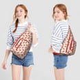 thumbnail image 2 of Tropical Sunshine Watermelon Chest Bag – Breathable Mesh Back Panel, Cute Fruit Print Fanny Pack for Sports, Concerts and Summer Festivals, 2 of 4