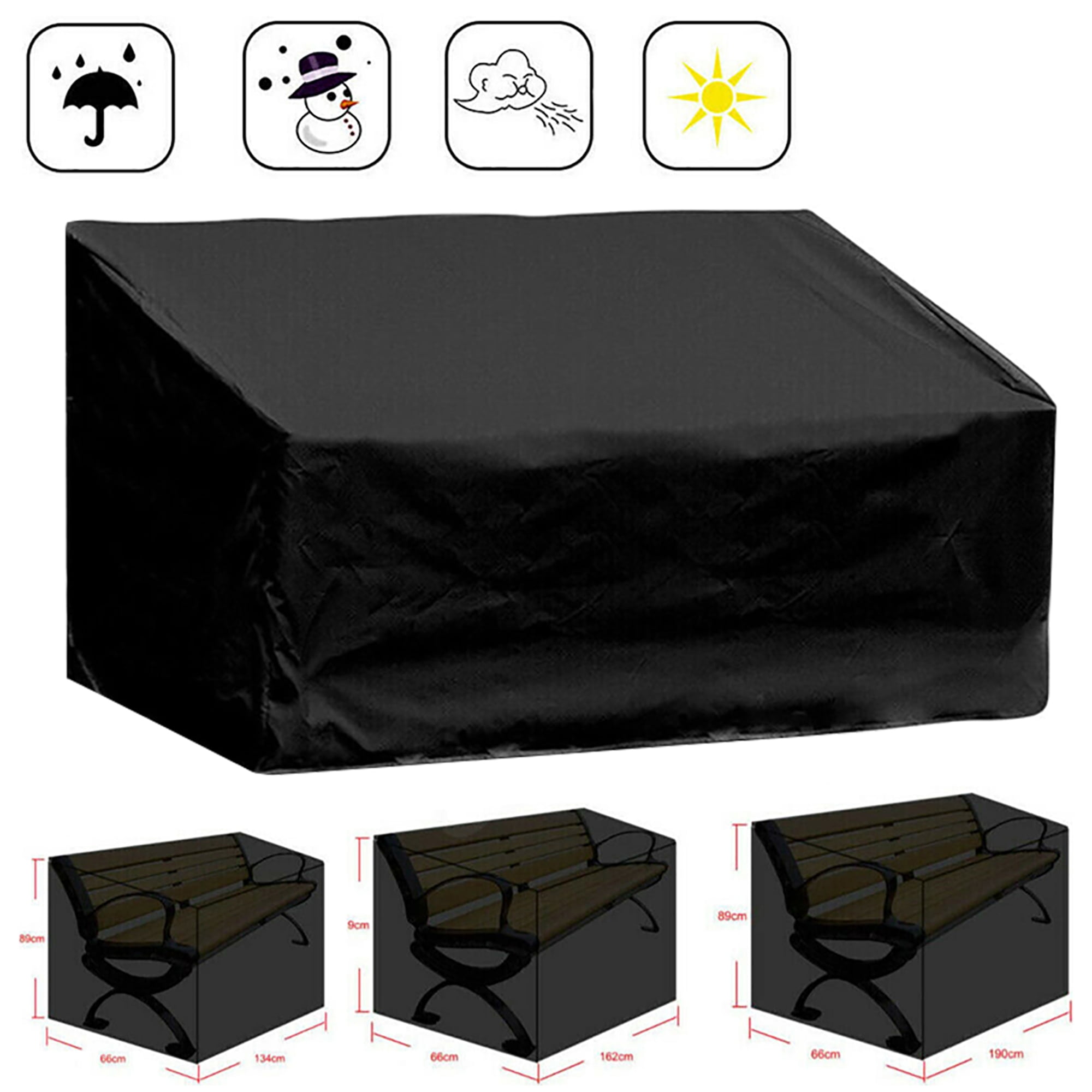 Waterproof Protective Outdoor Patio Garden Bench Furniture Seat Cover