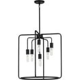 thumbnail image 4 of Progress Lighting, Bonn Collection, 6-Light Pendant, Matte Black, Open-Cage, Steel, Industrial Vintage Vibes, 4 of 4