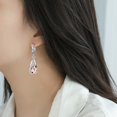 thumbnail image 6 of Xinyolin 3 Pcs/Set Lady Earrings Lightweight - Shiny Faux Crystal Exquisite Women Necklace for Gift, 6 of 8