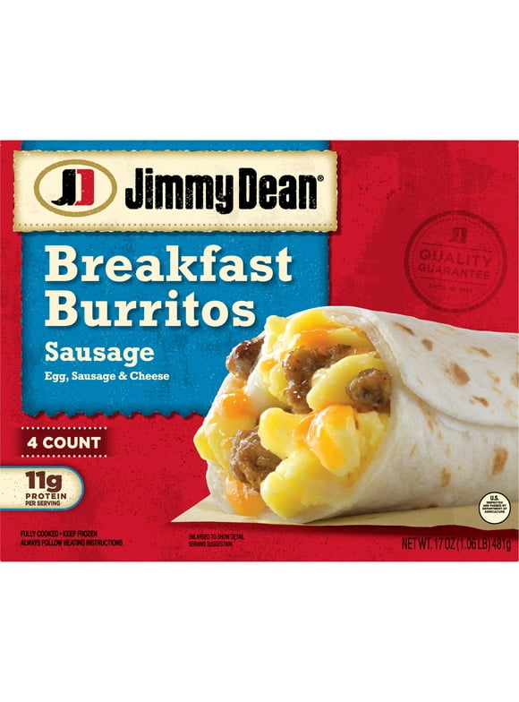 Frozen Breakfast Burritos & Wraps in Frozen Breakfast Food