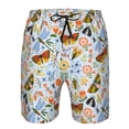 thumbnail image 4 of Naloa Insects and Flowers Men's Beach Shorts, Surfing shorts, Swim trunks, Quick Dry Swim Trunks for Surfing Beach Fun - X-Large, 4 of 9