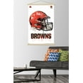 thumbnail image 2 of NFL Cleveland Browns - Drip Helmet 20 Wall Poster with Wooden Magnetic Frame, 22.375" x 34", 2 of 5