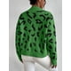 thumbnail image 4 of CORIRESHA Women's Winter Fashion Casual Leopard Print Long Sleeve Mock Neck Knitted Pullover Sweater, 4 of 4