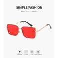 thumbnail image 3 of Petites Lunettes de Soleil Rétro à Monture Métallique pour Hommes et Femmes (Couleur : E, Taille : Medium), 3 of 4