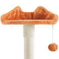 thumbnail image 5 of Alden Design 57.5″ Tall Cat Tree Paw-Shaped Play Tower for Small/Medium Cats, Beige, 5 of 8