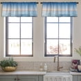 thumbnail image 3 of LALILO Kitchen Curtain Valance Open Sea Sunset Sea Sunset Rod Pocket Window Curtain 52"x 18" Set of 2, 3 of 5