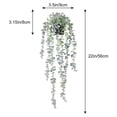 thumbnail image 1 of Bgsha Artificial Green Hanging Vine Potted Plant In/outdoor Shelf Decor With Pot, 1 of 9