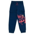 thumbnail image 4 of Marvel Spider-Man Fleece Sweatshirt and Twill Jogger Pants Outfit Set Toddler to Big Kid, 4 of 5