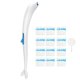 thumbnail image 1 of Système de nettoyage de toilettes jetables Kit de brosse de toilette jetable avec 12 recharges jetables Ensemble d'outils de nettoyage, 1 of 4