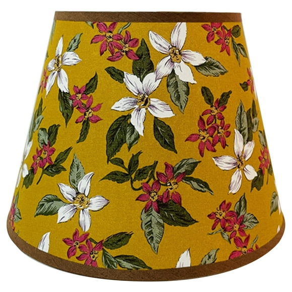 Cloth Lamp Shade Flower Lampshade Replacement Table Lamp Shade Floor Lamp Cover(E27)