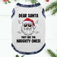 thumbnail image 4 of Navy Blue Naughty Ones Family Christmas Pajamas, Matching Set with a Modern Twist, Sizes For Whole Family, 4 of 7