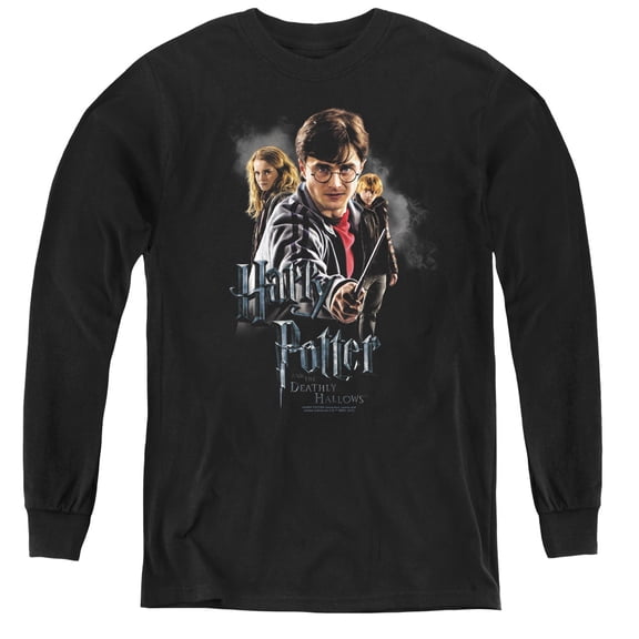 Harry Potter - Deathly Hollows Cast - Youth Long Sleeve Shirt - Small