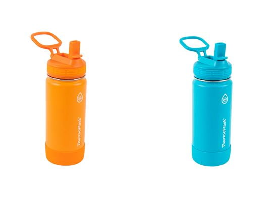Miffy orange stainless steel bottle thermos water bottle vacuum insulation 2 way 