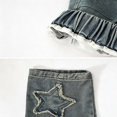 thumbnail image 6 of YunPes Boys Trendy Baggy Denim Pants Frayed Star Patch Wide Leg Jeans Vintage Y2K Casual Trousers Teen Harajuku Grunge Jeans, 6 of 9