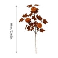 thumbnail image 3 of Dongrere Artificial Fall Branch with Maple Leaf & Pumpkin, Faux Autumn Decorative Stems for Thanksgiving Halloween Mantel Home Table Decor, 23.6 Inch, D, 3 of 8