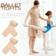 thumbnail image 5 of 2 pares de medias de ballet, medias de baile, pantimedias para mujer, mallas elásticas de transición, talla L, 5 of 6