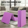 thumbnail image 5 of YRLLENSDAN Gymnastics Mat Wrestling Mat Gym Mat Thick Yoga Mat 2 Inch Tumbling Mat for Gymnastics Home Workout Floor Mats for Home Gym, Purple, 5 of 8