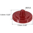 thumbnail image 2 of Unique Bargains Shutter Release Button Soft Shutter Release Button Copper Camera Shutter Button Concave, Dark Red 4 Pack, 2 of 6