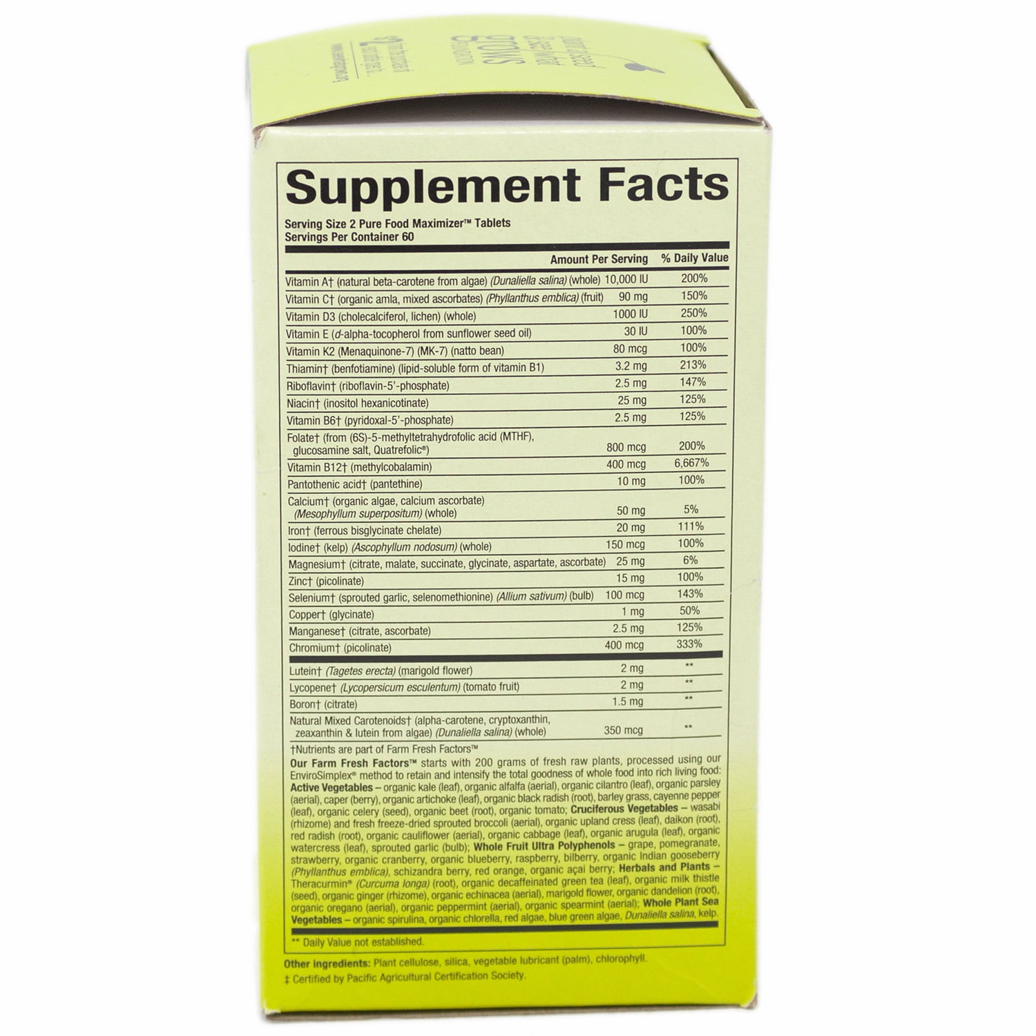 Natural Factors Womens Multivitamin and Mineral - 120 Tablets