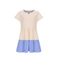 thumbnail image 5 of Fengqque Maxi Summer Dresses for Women Fashionable Summer Casual Color Blocking Short Sleeved Round Neck Dress, 5 of 5