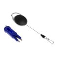 thumbnail image 1 of S SERENABLE Plastic Tube Cutter Fishing Zinger Retractor Fly Fishing Tools Combo Blue, 1 of 9