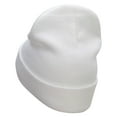 thumbnail image 2 of Football Bet Embroidered 12 Inch Long Knitted Beanie - White OSFM, 2 of 5
