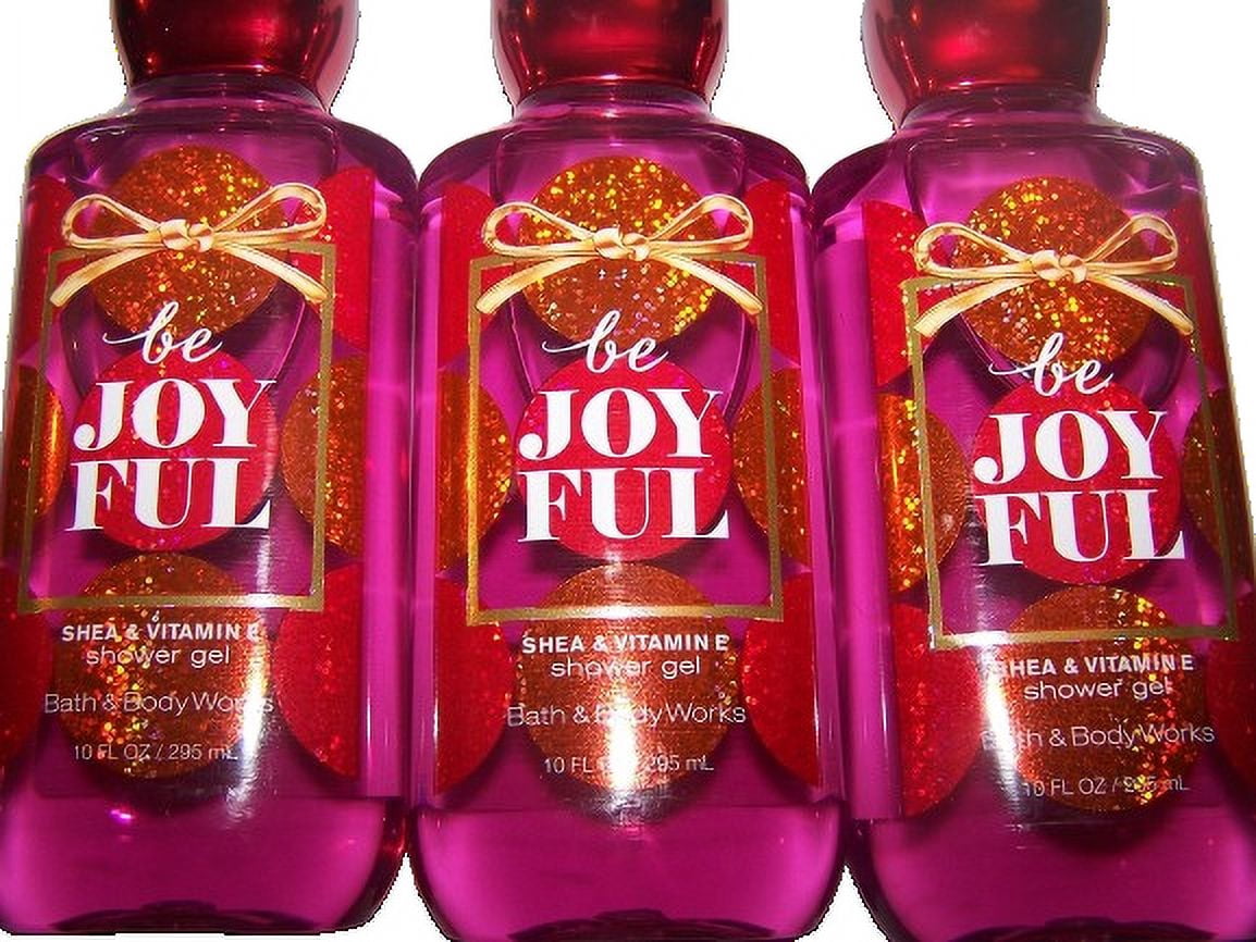 3 Bath & Body Works Be Joyful Shea & Vitamin E Shower Gel