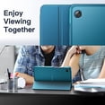 thumbnail image 7 of JETech Case for Samsung Galaxy Tab A11 / Tab A9 8.7-Inch 2025/2023, Slim Translucent Back Tri-Fold Folio Stand Protective Tablet Cover (Teal), 7 of 7