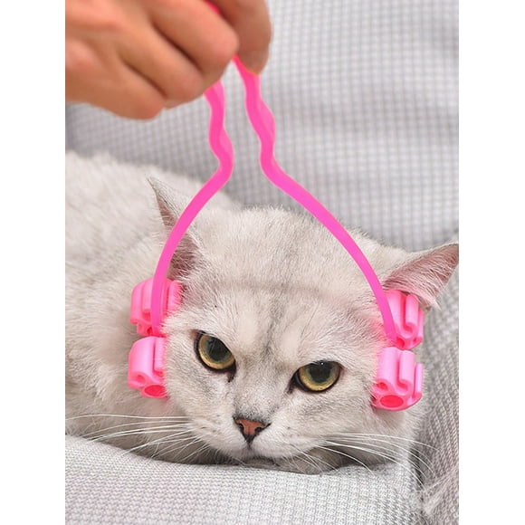1pc Cat Massage Tool Pet Cat And Dog Massager Roller Type Cat Decompression Massage & Teaser Toy
