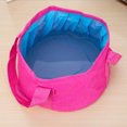 thumbnail image 1 of OULII 1Pc Rosy Folding Basin Outdoor Water Container Tear Resistant Foldable Wash Basin for Camping, 1 of 8