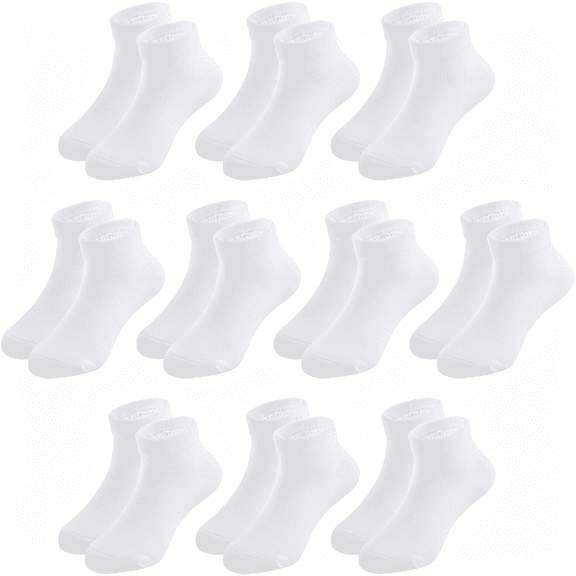OQRKI Unisex Kids Ankle Socks,Seamless Low Cut Sport & Everyday Socks for Boys Girls,Soft Breathable Cotton,10 Pairs Kids Ankle Socks
