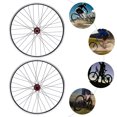 thumbnail image 3 of 29 inch Front & Rear Wheel Mountain Wheelset Red Hub Disc Brake Bicycle Wheels Set, 3 of 15