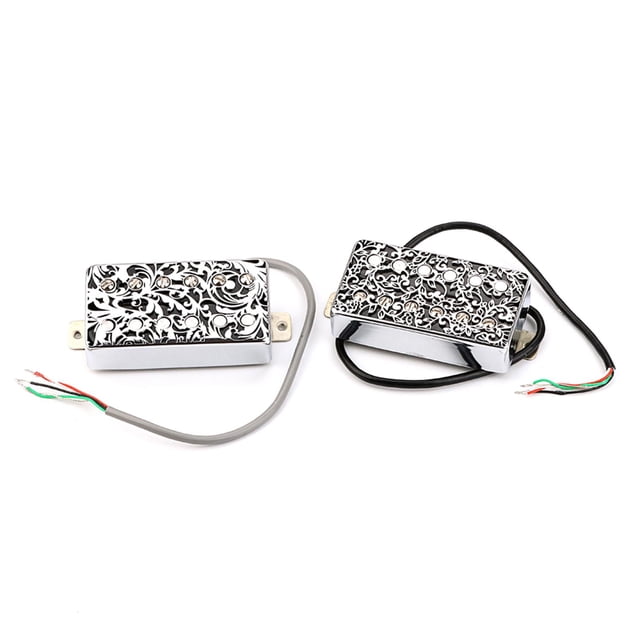 Pastilla Humbucker Alnico De 2 Piezas, Fácil De Instalar, Reemplaza La Pastilla Del Puente Del Cuello Baoblaze Camioneta eléctrica