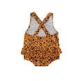 thumbnail image 3 of ITFABS Summer Baby Girl Nylon Printed U-shaped Neck Cross Strap Ruffle Swimwear, 3 of 6