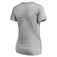 thumbnail image 3 of Women's Ash Sacramento Kings Primary Logo V-Neck T-Shirt, 3 of 3
