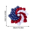 thumbnail image 3 of 4th of July Decor Front Door Patriotic Wreath,Independence Day Fourth of Wreath and Veterans Day Decorative Wreath for Home Door Hanging Window Decoration Prop for America 250th, 3 of 8