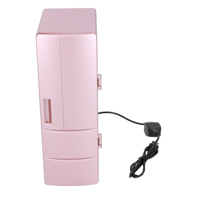 Cergrey Mini Réfrigérateur USB Portable Conservation de la Chaleur et Stockage au Froid Réfrigérateur à Double Usage pour la Maison Chambre, Mini Frigo pour Chambre