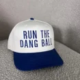 thumbnail image 2 of Run The Dang Ball Hat, Funny Embroidered Baseball Cap, Adjustable Unisex Hat for Casual Wear Street Fashion and Parties, Perfect Gift, Christmas, Holidays, 2 of 5