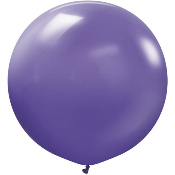 24 inch Kalisan Standard Violet Latex Balloons (2 Pack) - Party Supplies Decorations
