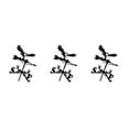 thumbnail image 3 of Youkk Wind Direction Indicator Solid Metal Easy To Assemble Weather Wind Speed Iron Weather Vane Owl 3Set, 3 of 6