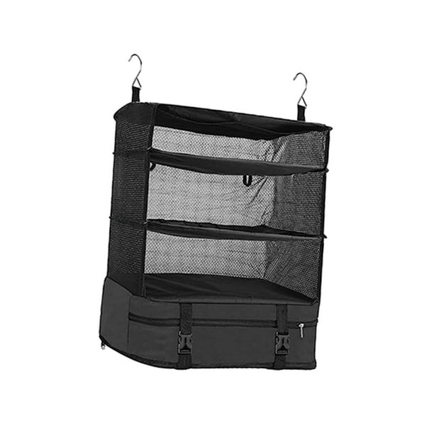Estantes colgantes para ropa de viaje, maleta y equipaje, compartimento organizador de viaje, cubos de embalaje de compresión portátiles para