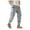 Light Gray, variant on MIXUE Cargo Pants for Men Solid Color Zipper With Large Pocket Casual Loose Trendy Comfortable Busine Sport Trousers Holiday Wear,Black,M