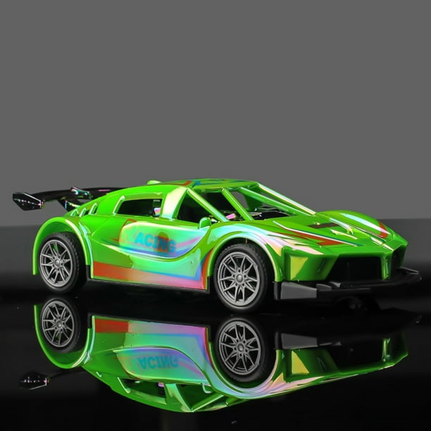 Coche de carreras de juguete para niños, modelo de carreras genial, coche de simulación Rambo para niño, adorno de coche de inercia de plástico