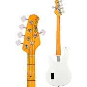 Sterling by Music Man StingRay Classic 5 RAY25CA Bass Guitar - Olympic White