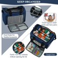 thumbnail image 5 of Bolsa de tejer, bolsa de almacenamiento de hilo de tejer de gran capacidad, bolsa para hilo de ganchillo, agujas de tejer y otros accesorios - Bolsa azul para almacenamiento de hilo TUNC Sencillez, 5 of 5