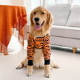 thumbnail image 4 of Dog Elbow Protector for Calluses, Dog Joint Recovery Sleeve for Prevent Licking Wound, Elbow Sleeves with Mesh Pad for Medium Large Dogs Tiger 3XL, 4 of 5